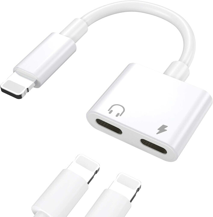 楽天市場】【2025最新版】 iPhone イヤホン 変換 アダプタ 2in1 
