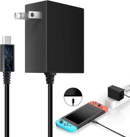 Switch 充電器 ACアダプター PD規格 急速充電 TVモード対応 TYPE-Cコネクタ Switch/Switch Lite/Switch OLED対応 スイッチ 充電器