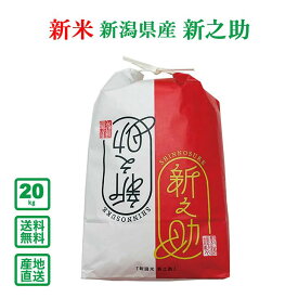 【令和5年産】新潟県産 新之助 20kg(5kg×4袋)【送料無料（一部地域除く）】