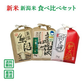 【令和5年産】新潟米 食べ比べセット【送料無料(一部地域除く)】