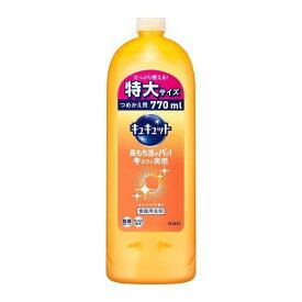 キュキュット オレンジ 詰め替え 770ml 4個セット 食器用洗剤 花王