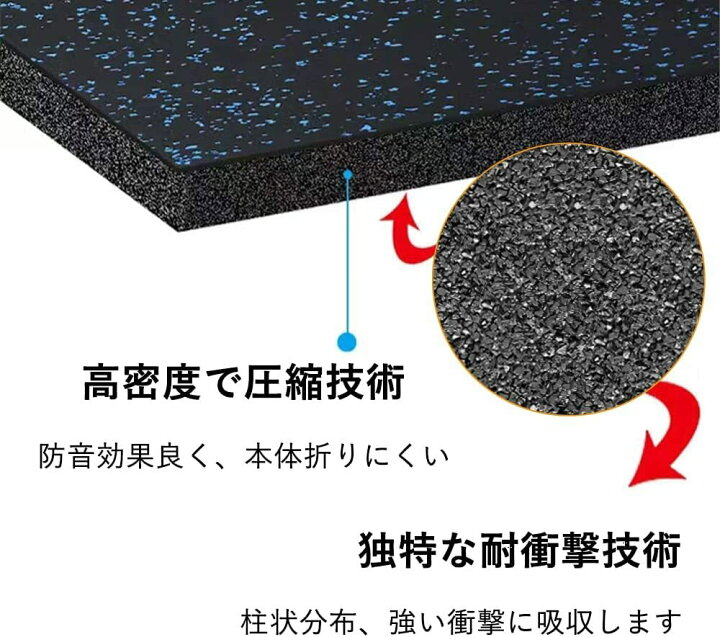 楽天市場】【12枚セット】ホームジム用ゴムマット ゴムマット マット 