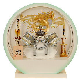 五月人形 佳月 K-115 コンパクト 徳川家康公　兜ケース飾り 兜飾り 端午の節句 5月人形 【2026年度新作】