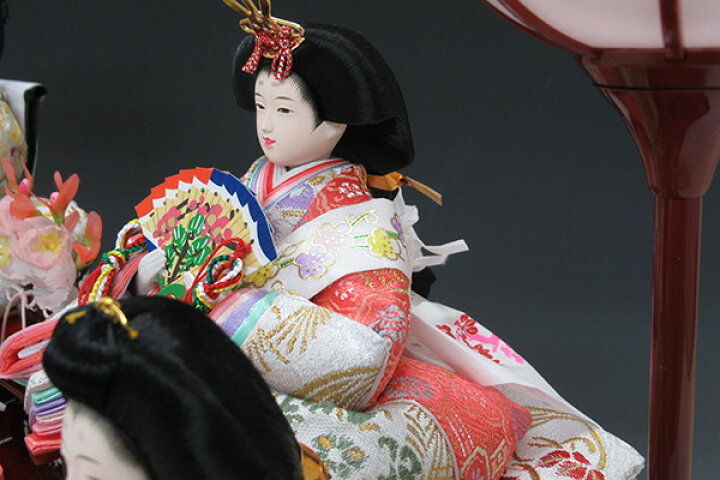 楽天市場】雛人形 ひな人形 K102 オルゴール付き【三人官女】【五人 