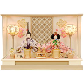 雛人形　ひな人形 K100 コンパクト 　佳月 かげつ 雛 ケース飾り 親王飾り 雛名匠・逸品飾り 高級品 即実発送【2026新作】