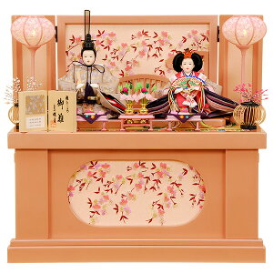 雛人形 ひな人形 K323 京都西陣帯 コンパクト 雛人形 コンパクト収納飾り 雛 親王飾り 雛 名匠・逸品飾り 佳月 かげつ ひな 即日発送【2026年新作】