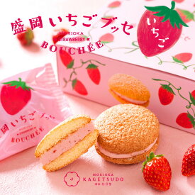 お中元 盛岡いちごブッセ6個入ギフト おしゃれ かわいい 洋菓子 スイーツ 焼き菓子 食べ物ギフト お菓子詰め合わせ 日付指定 食べ物 いちご プレゼントほんの気持ち ばらまき用 会社 プチギフト 個包装 大人数 苺 バタークリーム お取り寄せ 人気 手土産 おやつ 熨斗