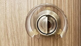 サムターンカバー シール付き　日本ロックサービス