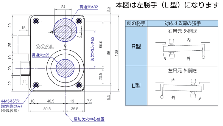 高評価！ 楽天市場】GOAL 鍵 ノブ ドアノブ 鍵付き ゴール P-4350ケース 建築金具