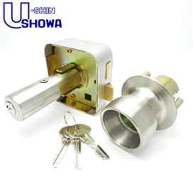 SHOWA シリンダー扉錠　NO8550JR SHOWA(ショウワ) ピンシリンダー 7680Eタイプ 扉厚40mm用 面付箱