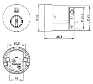 WEST916シリンダー ディンプルキー3本付セキスイハウス BAタイプ 交換シリンダー シルバー色