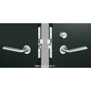 MIWA LA33−3型 BS76mm 扉厚33〜41mm 左右勝手兼用  アルミシルバー(SV)  キーなし 【在庫品】