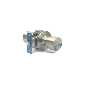MIWA BMD 浴室錠 シルバー(ST) BS76mm 扉厚37〜41mm 【在庫品】