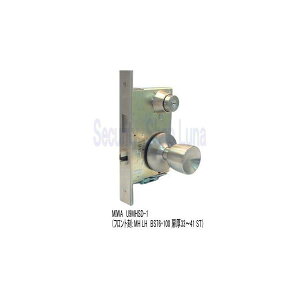 MIWA U9MHSD-1 BS76mm 扉厚33〜41mm シルバー(ST)  キー3本付き 【在庫品】(高級ケースロック)