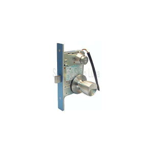 MIWA U9AUTD−1 通用口/非常口用電気錠(機能切替型) BS76mm扉厚33〜41mm外側シリンダー付D型ノブ/内側 サムターン付D型ノブ キー3本付
