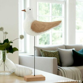 【10%OFF対象+最大P4倍】カモメスタンド ナチュラルウッドL カモメの木彫りオブジェ 置物 オブジェ 鳥 木製 インテリア雑貨 インテリア小物 ディスプレイ雑貨 生活雑貨 雑貨 おしゃれ オシャレ おもしろ zakka 北欧 かわいい イミテーション