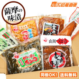 上園食品 漬物 漬け物セット 薩摩の味漬 漬け物〔みそ漬け入〕 1ケース 九州 鹿児島 上園食品 ギフト