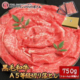 ★マラソン限定！クーポン利用で500円オフ★黒毛和牛A5等級切り落とし750g（250g×3P）【送料無料】▼国産 国産牛 牛肉 すき焼き しゃぶしゃぶ 鍋 焼肉 焼き肉 鉄板焼 スライス ギフト 訳あり プレゼント 贈答 あす楽 のし お祝い 御祝 お礼 お取り寄せ 春ギフト 母の日