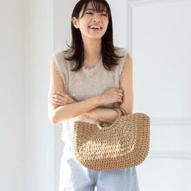 【高評価4.89】 かごバッグ 自立 トートバッグ レディース かご 春 夏バッグ サマーバッグ カゴバック カゴバッグ かごバック ペーパーバッグ 巾着 シンプル 大きめ 大容量 軽量 通勤 仕事 バッグ おしゃれ ブランド 上品 大人かわいい 誕生日 記念日 プレゼント 多ポケット