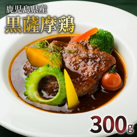 【先着350名限定！最大2000円OFFクーポン！】鹿児島県産 黒薩摩鶏 レトルト シチュー ブラウンシチュー 柚子胡椒 300g 薩摩鶏 鶏肉 鶏 肉 デミグラスソース 洋食 こだわり 手作り 特産品 グルメ 贅沢 簡単調理 時短 調理済み 惣菜 さつま 鹿児島市 送料無料 洋食グリル 肝付