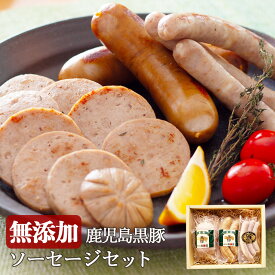 【200円OFFクーポン＋P5倍 お歳暮 早割 11/11 23:59まで】無添加 ソーセージ ギフト 鹿児島黒豚 短鼻豚 選べる ソーセージ セット ギフトセット 送料無料 御歳暮 無添加ギフト プレゼント グルメ 内祝い お取り寄せ 無添加食品 冷凍 詰め合わせ おいしい 無塩せき 国産