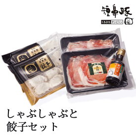 ギフト 鹿児島黒豚 しゃぶしゃぶ と 餃子 セット 送料無料 プレゼント 内祝 内祝い 出産内祝い お祝い お返し 鹿児島 肉 鍋 食べ物 お肉 黒豚 贈り物 美味しい 絶品 グルメ 高級 九州 ギフトセット 産地直送