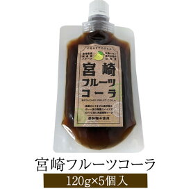 宮崎フルーツコーラ5個セット 120g×5個入り 減農薬フルーツ クラフトコーラ コーラ フルーツコーラ 自然素材 SDGs 詰め合わせ セット 国産 九州産 宮崎産 高級 高品質 ギフト プレゼント 詰め合わせ 小分け 無添加 産地直送 送料無料 ウエルネス かごしまや