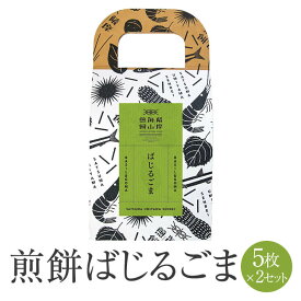 父の日 薩摩海山煎餅 ばじるごま 5枚入 × 2セット せんべい 煎餅 senbei バジル ゴマ ごま 胡麻 チーズ 洋風 和菓子 お菓子 おかし おつまみ あて 国産 九州産 鹿児島産 セット 個包装 ギフト お土産 産地直送 送料無料 まるじゅ本舗 かごしまや