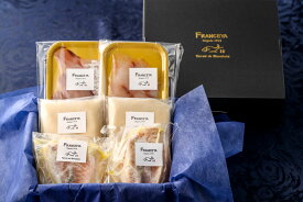 FRANCEYA　グルメセット　A-1（玄界灘産天然魚のカルパッチョ2食・季節野菜のスープ2食・天然鯛の白ワイン蒸し2食）お歳暮 お祝 お取り寄せ