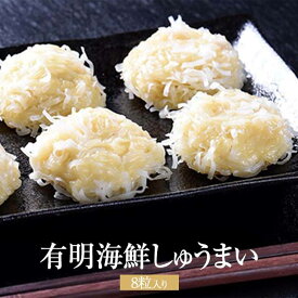 父の日 有明海鮮しゅうまい 1箱8粒入り×2パック いかしゅうまい ナルトビエイ エイヒレ えいひれ イカ コラーゲンたっぷり ヘルシー すり身 シューマイ 焼売 電子レンジOK 中華 九州産 佐賀県産 有明海産 ギフト 贈り物 お祝い 香典返し 送料無料 オフィスタカハシ