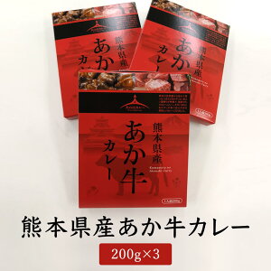 熊本県産あか牛カレー 200g×3 カレー レトルト お取り寄せ おすすめ 贅沢 美味しい ビーフカレー 電子レンジ 簡単 霜降り 常温 日持ち 人気 ギフト 九州の味 イケダ食品 タビグルメ