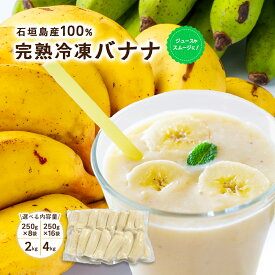 石垣島産100% 完熟冷凍バナナ （250g×1袋） TS-87|沖縄 石垣島 天然 完熟 バナナ 島バナナ ばなな 冷凍 真空 パック