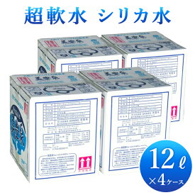 『アルカリイオン水』垂水温泉水 「美豊泉」イオン水12リットル× 4箱 (12l ×4ケース)水 箱 お水 シリカ水 シリカ 天然水 温泉水 保存水 超軟水 おいしい水 ほぞんすい お取り寄せ 贈り物【ポイント5倍 代引手数料無料 あす楽対応 九州】期間限定 送料1個分のみ