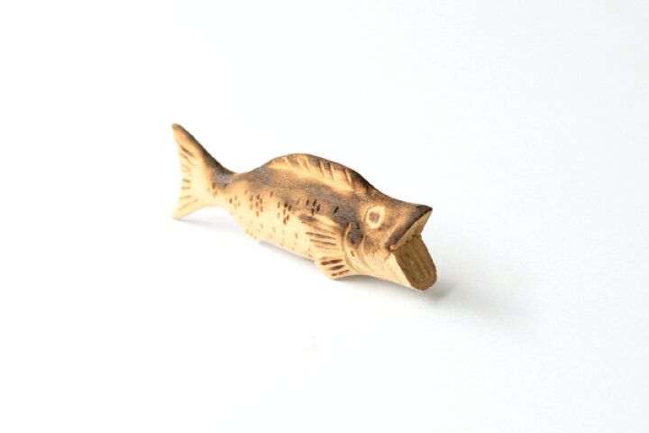 楽天市場】木彫り細工 ブラックバス(約)幅1.3×長さ7.5×高さ2.5cm : かごや