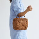 お花が咲いた♪ やまぶどう籠(二番皮/花五輪/みだれ編み/まんまるやさしい/小サイズ)(約)底最大幅27×最大マチ12.5×…