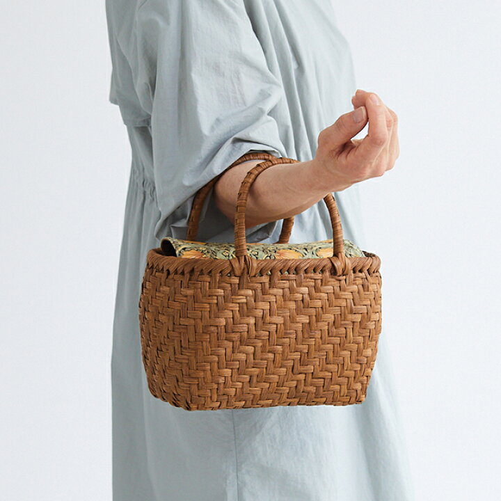 楽天市場】やまぶどう籠(二番皮/網代編み/まんまるやさしい/小サイズ  