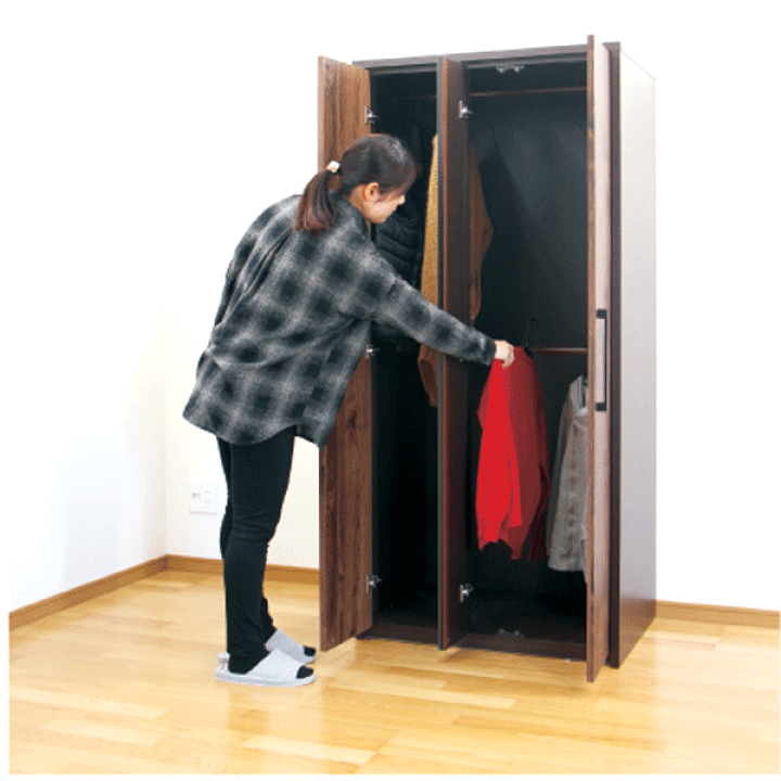 楽天市場】15日限定15%offクーポン ワードローブ 服吊り ロッカー