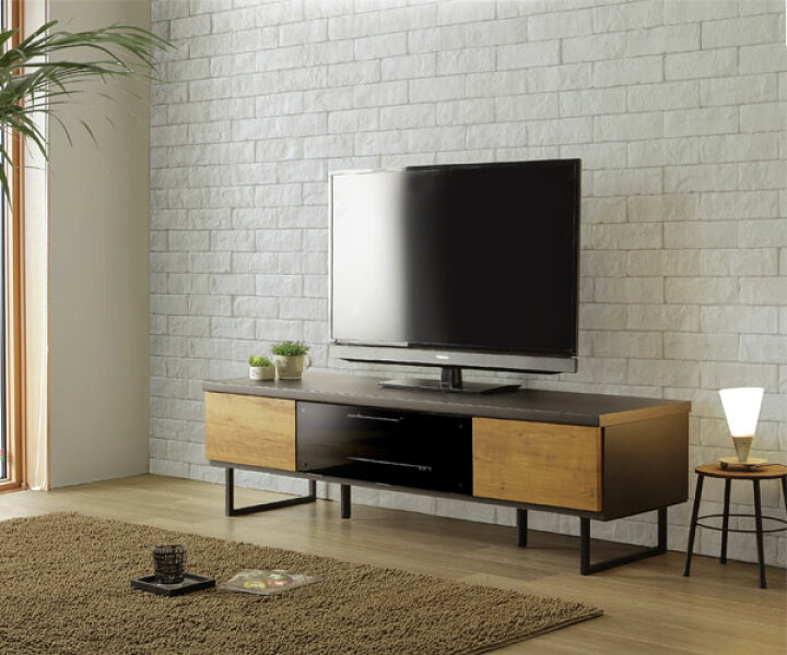 楽天市場】テレビ台 幅145cm テレビボード ブラウン ナチュラル 