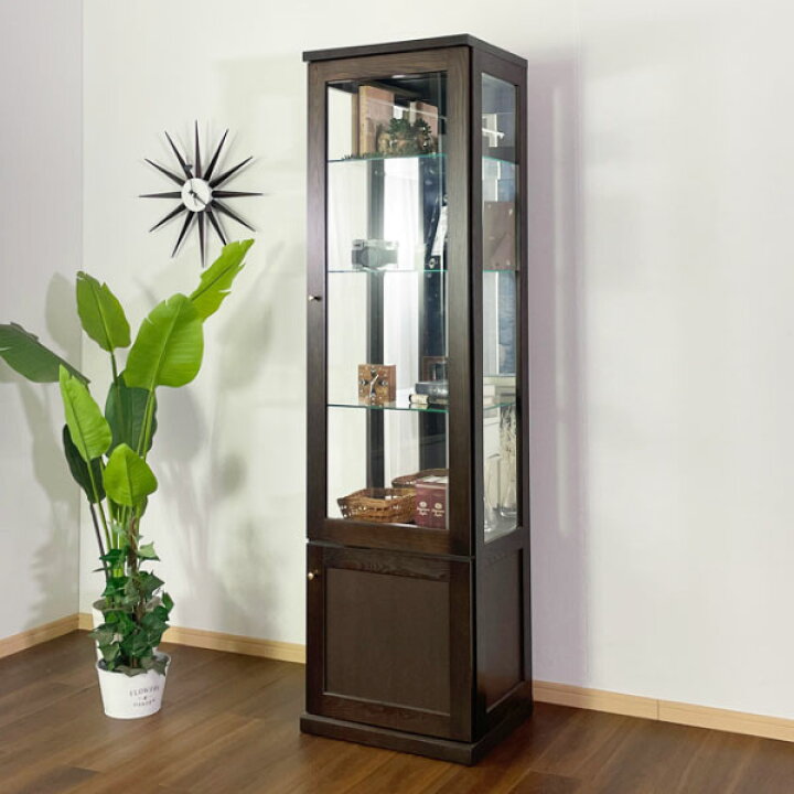アンティーク家具 花梨 象嵌細工 (ぞうがん) 照明付き コレクション 