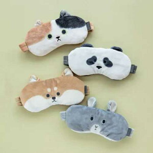 【メール便可】つまんでアニマルズ アイピロー / アイマスク ホットアイマスク エコ 電子レンジ 温冷 かわいい 癒し リラックス どうぶつ ねこ パンダ しば チンチラ
