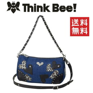 Think Bee! 希少ミラノショルダーバッグオールレザーハート本革 