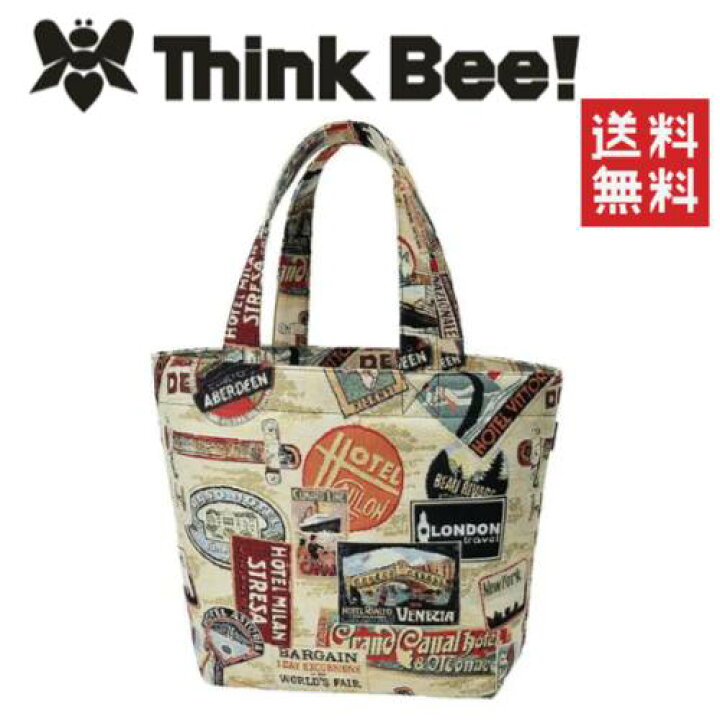 楽天市場】【送料無料】Think Bee！ノエルトートバッグ/Think Bee 