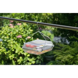 【燕三条製】 ステンレス角型 干しかご2段 / 燕三条 スクエア型 角型 キッチン用品 フ干しアミ 干しカゴ ドライフルーツ 干物 野菜 果物 乾燥 天日干し 干し網 バスケット ざる ザル 下ごしら