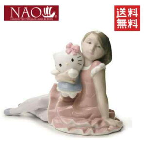 【リヤドロ社】NAO そばにいてね ハローキティ【送料無料】【smtb-TD】【tohoku】ナオ リヤドロ インテリア 記念品 内祝い 出産祝い 結婚祝い などのギフトに最適