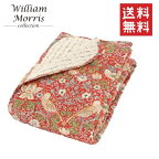 【ウィリアム・モリス／William Morris】西川産業 ウィリアムモリス キルト ベッドスプレッド いちご泥棒 マルチカバー