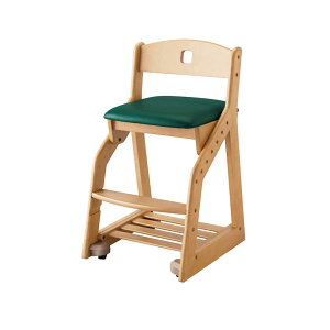 ★ 学習椅子 コイズミ レイクウッド チェア 幅42cm シンプル かわいい 木製 コロピタ キャスター付き スノコトレー 収納 座面スライド PVCレザー アルダー材 ラバーウッド LDC-32ANRE LDC-33ANDG LDC-34