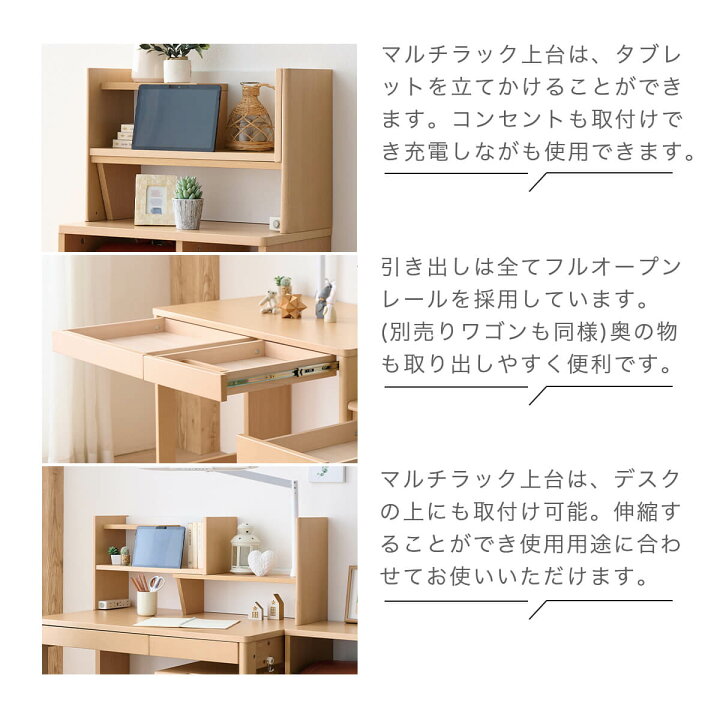 楽天市場】学習机 コイズミ KOIZUMI ミニマル 幅100 奥行60 デスク 