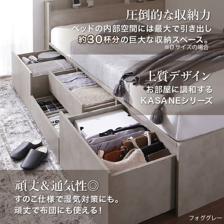 楽天市場】【13-15日10%OFFクーポン配布！】ベッド ダブルベッド 大 