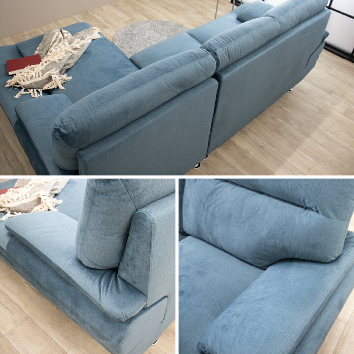 楽天市場】カウチソファ ソファー 3人掛け SOFA ハイバック あぐら 