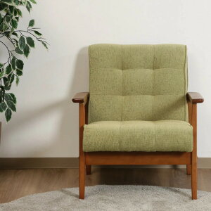 ファブリック張り 北欧風レトロモダンデザイン1人掛けソファー 木製フレームベンチソファーリビングソファーシングルソファー応接ソファーカジュアルソファーファブリックソファー布張